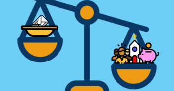 Episode 55: “The Coming Revolution in Church Economics” featuring Mark DeYmaz Graphic of unbalanced scale with people-money-building weighing more than titles-offerings