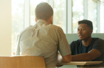New Pastors Should Make Time to Listen Two people in conversation