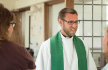 3 Types of Alignment between Pastor and Congregation Promote Well-being and Effectiveness Smiling pastor chatting with church members