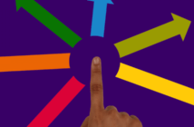 Leading Like Moses: 4 Ways to Know What to Delegate Colorful arrows radiating from a central point as a metaphor for delegating