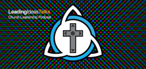 Logo with Christian cross rendered as a video game touch pad