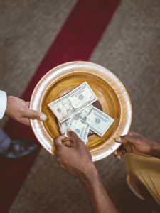 Offering plate