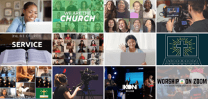 Examples of digital worship from several different churches