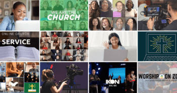 Examples of digital worship from several different churches