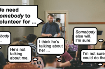 There Are No Volunteers Named “Somebody” Pastor saying We Need Somebody to Volunteer for ...