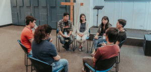 Small church meeting