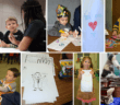 Collage of activities at a MLK Morning of Service event