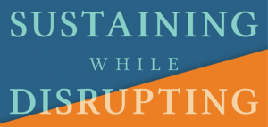 Sustaining While Disrupting in stylized text