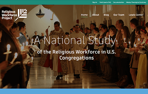 Religious Workforce Project homepage