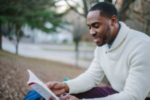 Person reading