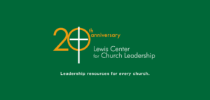 Lewis Center 20th Anniversary logo