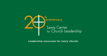 Lewis Center 20th Anniversary logo