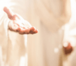 Image of Jesus holding out a welcoming hand