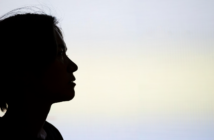 Woman in shadow