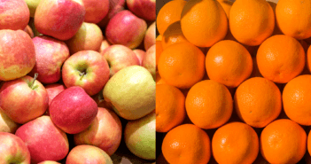 Apples vs oranges