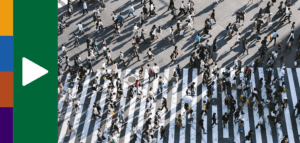 People on a crosswalk