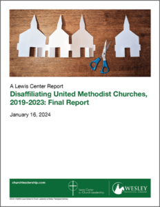 Click to download Disaffiliating United Methodist Churches - 2019-2023 - Final Report