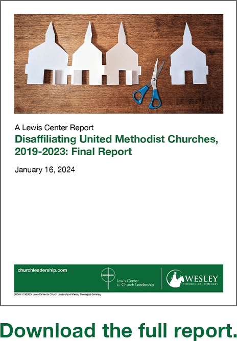 Click to download Disaffiliating United Methodist Churches - 2019-2023 - Final Report