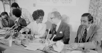 Shirley Chisholm and Vice President Rockefeller, 1975