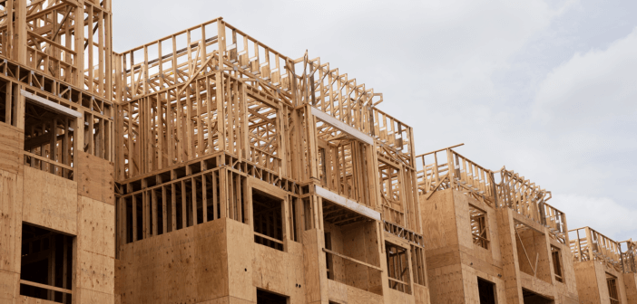 Affordable housing under construction