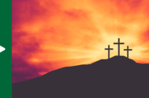 Three crosses on Calvary