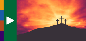 Three crosses on Calvary