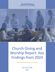 Cover of Church Giving and Worship Report - Key Findings from 2024