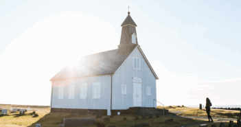 4 Practices to Help Small Church Stay Nimble and Open to Change Small church with the sun peeking over the roof
