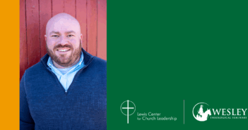 A Letter from the New Lewis Center Director, Rev. Dr. Jonathan Page Photo of new Lewis Center Director Dr. Jonathan Page plus Lewis Center and Wesley Seminary DC logos