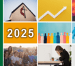 Collage of images from the top Leading Ideas Talks podcast episodes of 2025