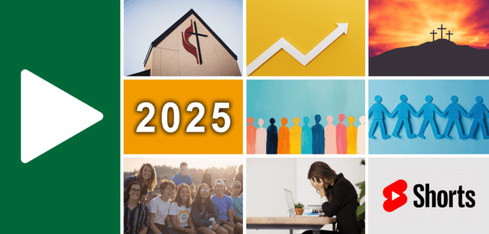 Collage of images from the top Leading Ideas Talks podcast episodes of 2025