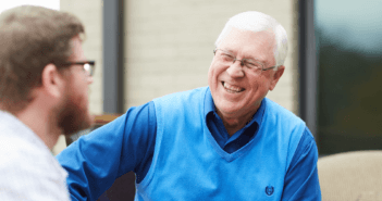 A one-on-one conversation