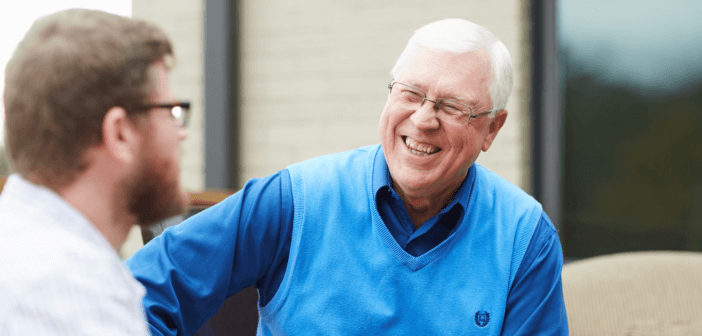 A one-on-one conversation