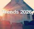 The text Trends 2026 superimposed over an image of a church building with the sun rising behind it