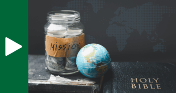 Photo of a globe and Bible