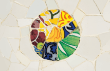 Mosaic tile image from An Aura of Hope book cover