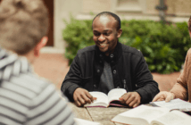 A men's group at church
